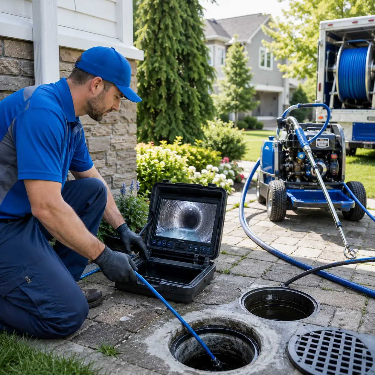 Outdoor drain cleaning professionals serving Leon, WV